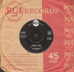 Elvis Presley - Wooden Heart/tonight Is So Right For Love LP