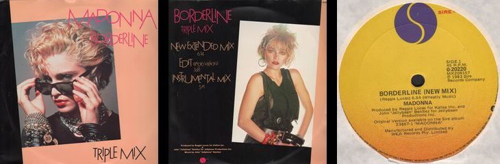 Madonna - Borderline Triple Mix(new Extended Mix/(edit)/(instrumental Mix))