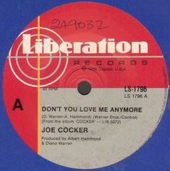 Joe Cocker - Don't You Love Me Anymore/tempted