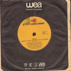 Ruby Don't Take Your Love To Town/girl Get Ahold Of Yourself - Kenny Rogers & The First Edition