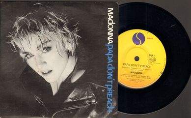 Madonna - Papa Don't Preach/pretender Album