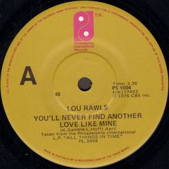 Lou Rawls - You'll Never Find Another Love Like Mine/let's Fall In Love All Over Again