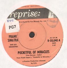 Frank Sinatra - Pocketful Of Miracles/name It And It's Yours