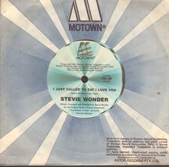 I Just Called To Say I Love You/(instrumental) - Stevie Wonder