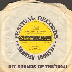 Burl Ives - Funny Way Of Laughin'/mother Wouldn't Do That