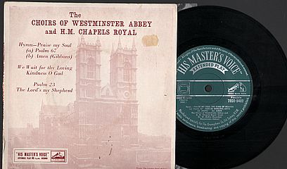 Thumbnail - CHOIRS OF WESTMINSTER ABBEY and H.M. CHAPELS ROYAL