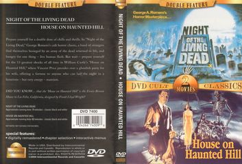 Thumbnail - NIGHT OF THE LIVING DEAD/HOUSE ON HAUNTED HILL