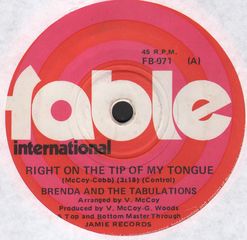 Thumbnail - BRENDA & THE TABULATIONS