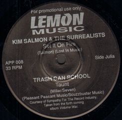 Thumbnail - SALMON,Kim/TRASH CAN SCHOOL/POWDER MONKEYS/COMA-TONES