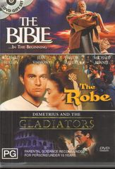 Thumbnail - BIBLE/THE ROBE/DEMETRIUS AND THE GLADIATORS