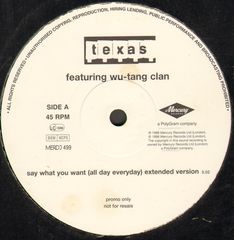 Thumbnail - TEXAS featuring WU-TANG CLAN