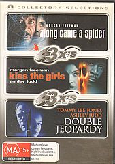 Thumbnail - ALONG CAME A SPIDER/KISS THE GIRLS/DOUBLE JEOPARDY