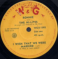 Thumbnail - RONNIE AND THE HI-LITES